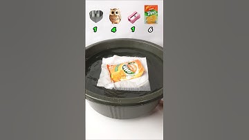 Guess How Many Tissues can Float Everyday Items?🦉#satisfying #oddlysatisfying #shorts