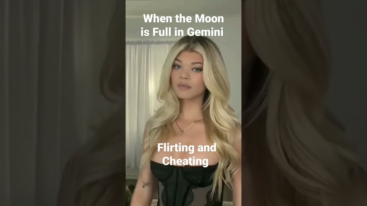 The Gemini Moon  - Communication  flirting  fun  activity  cheating increases   short  astrology