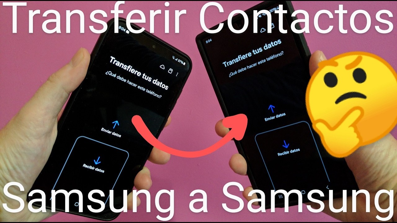 📱👈📱 Como PASAR CONTACTOS de un SAMSUNG a OTRO FÁCIL y RÁPIDO