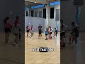 Practice 3 Joke: So Close #girlsbasketball #youthbasketball #basketball