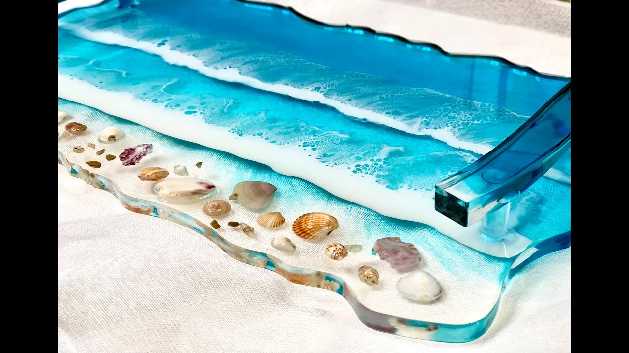 Epoksi Deniz Dalgası | Epoksi Tepsi | Epoksi Tepsi Yapımı