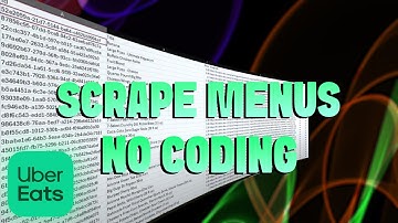 How To Scrape UberEats Menus (No Code Needed)