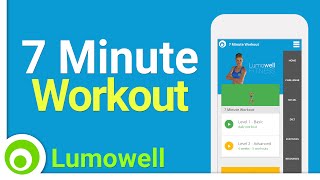 7 Minute Workout - Lumowell App - Android and Apple iOS screenshot 5