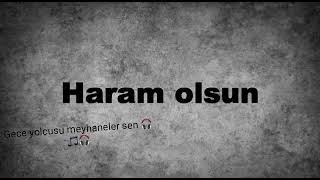 Gece Yolcusu Meyhaneler Sen 🎧 🎵 🎧