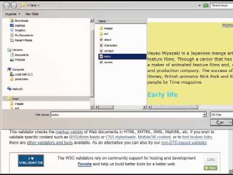 Web Page Validation With W3C