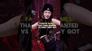 K-pop fandom names that fans wanted vs what they got 🤯😳 #blackpink #kpop #twice  #blackpinkedit #fyp