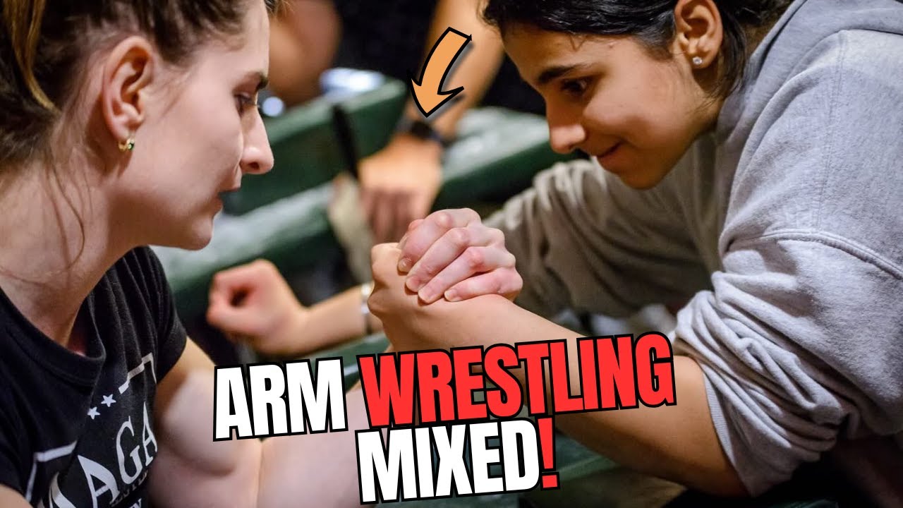 Arm Wrestling ... MAN vs WOMAN .... Part  14