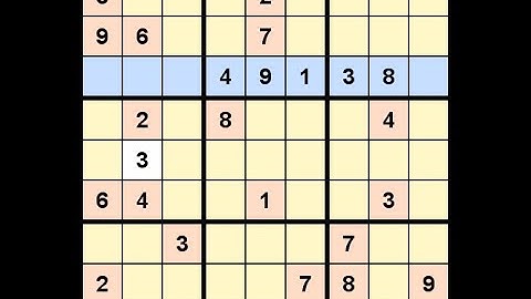 How to Solve New York Times Sudoku Hard June 3, 2022