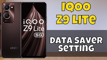 IQOO Z9 Lite Data Saver On/Off - How to Fix a Data Saver Setting