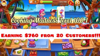 Android Game Sharing - Cooking Madness Level 100-1!!! screenshot 5