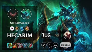 Hecarim Jungle Vs Lee Sin - Kr Grandmaster Patch 12.4
