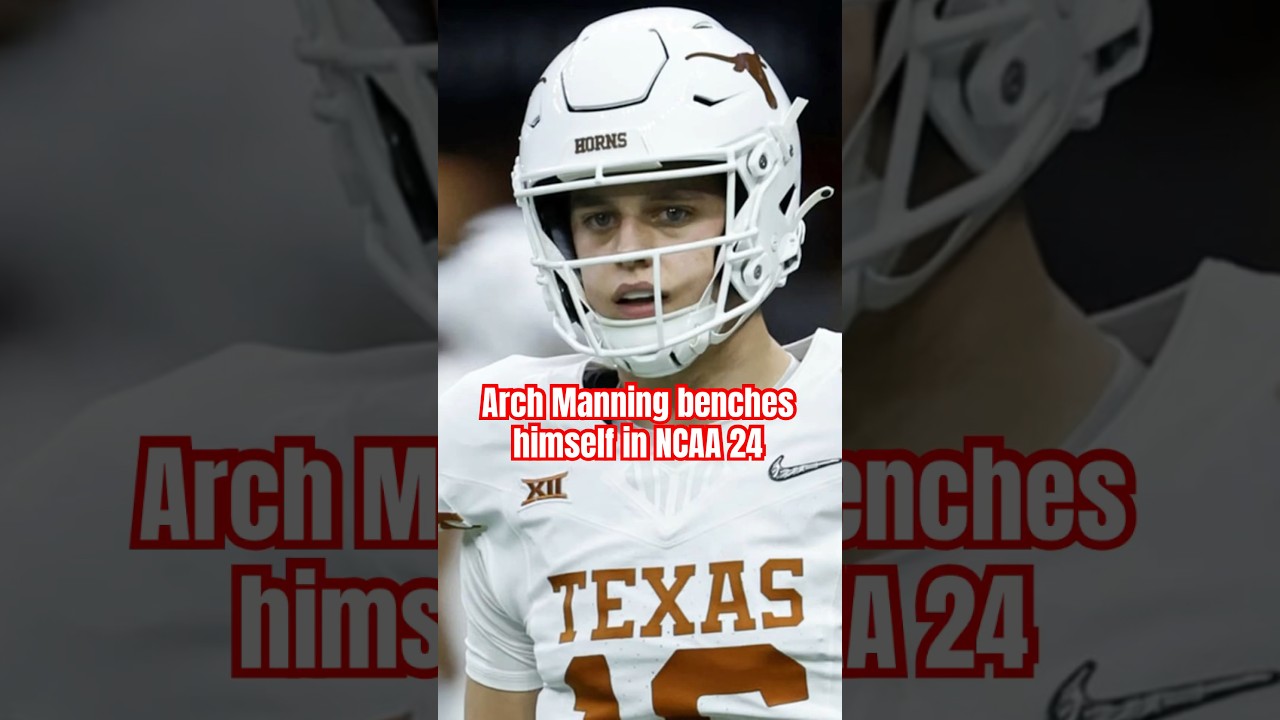 Arch Manning is so focused on real football that he won’t see the field in NCAA 24 either. #hookem