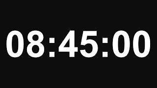 8 Hour 45 Minute Timer - No Alarm - 8K