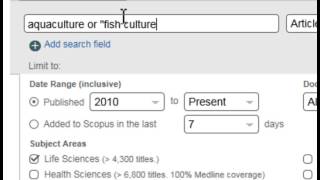 Search Scopus and limit to Review articles