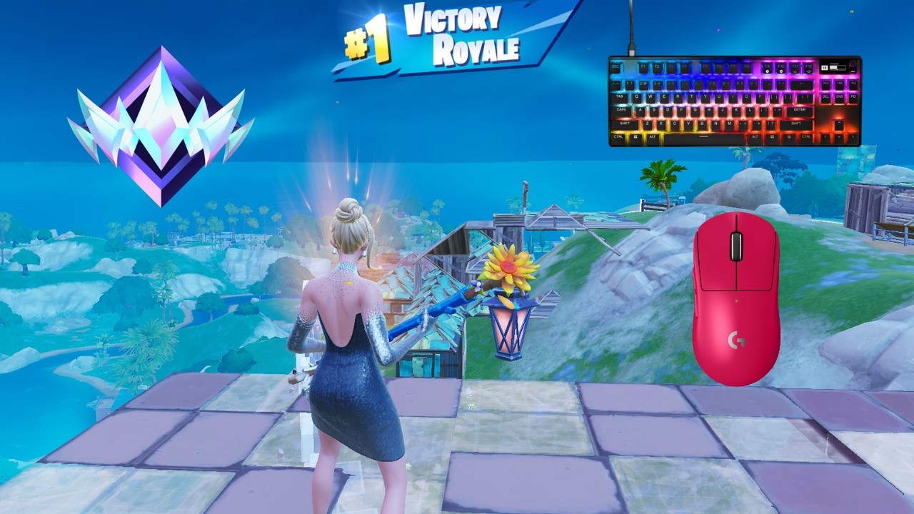 SteelSeries Apex Pro TKL ASMR 😴 Unreal Ranked 🏆 Satisfying Keyboard Fortnite