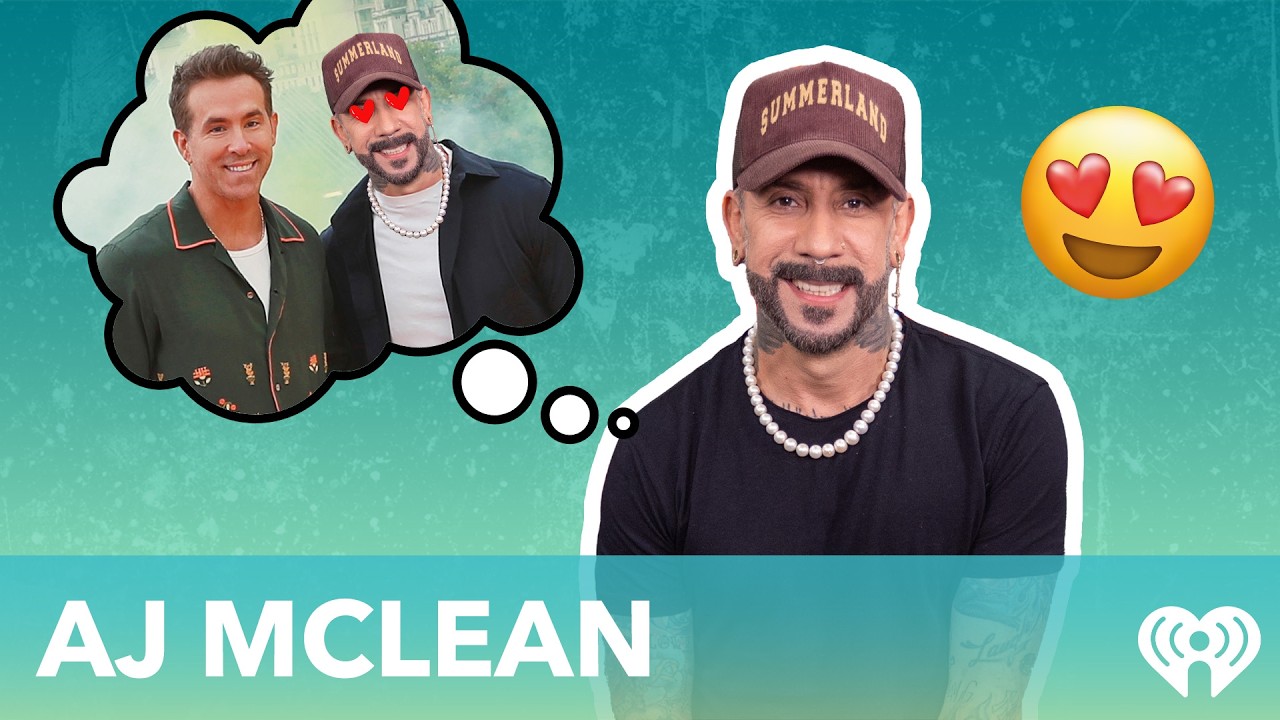 AJ McLean on his man crush RYAN REYNOLDS, the dream COLLAB tour & his new drink of choice ATYPIQUE!