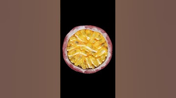 Why is passion fruit so mushy? Texturing it was a behemoth task #maya3d #textures