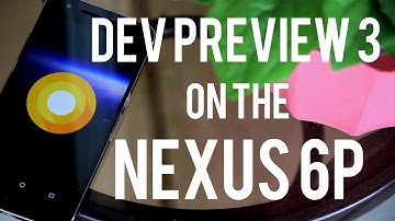 Android O Developer Preview 3 on the Nexus 6P!