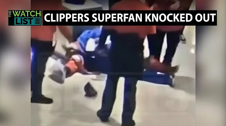 Arena Security Guard KNOCKS OUT Clippers Superfan