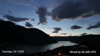 Lugano Lake Timelapse filmed with DJI Pocket 3