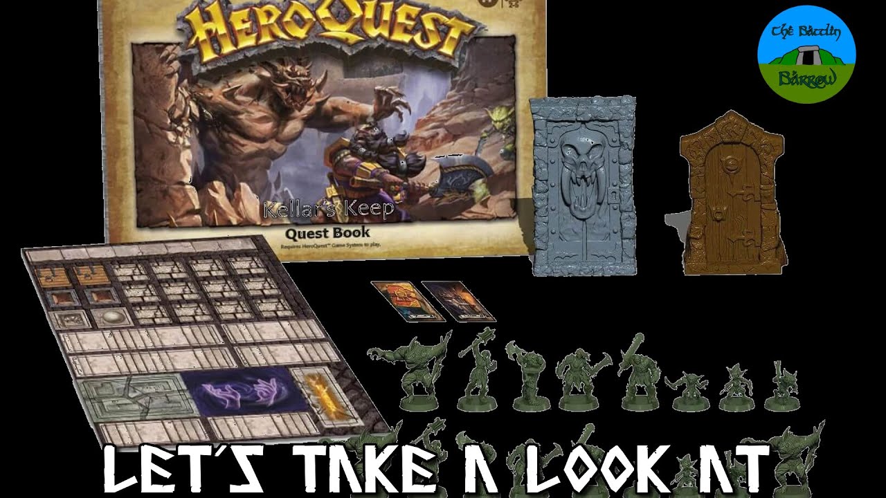 Обзор дополнения Kellar's Keep для Heroquest от Avalon Hill.