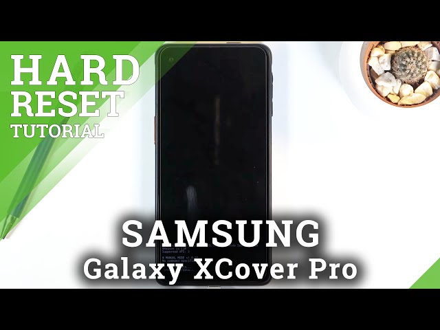 How to Hard Reset Samsung Galaxy XCover Pro via Recovery Mode - Bypass Forgotten Pattern class=