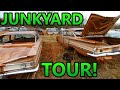 OVER 500+ CLASSIC CARS! | Classic Car Salvage Yard! (Old Car Junkyard Tour)
