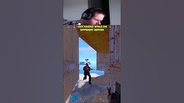 I GOT ONLINE RAIDED 😳 #xkevv #rust #shorts