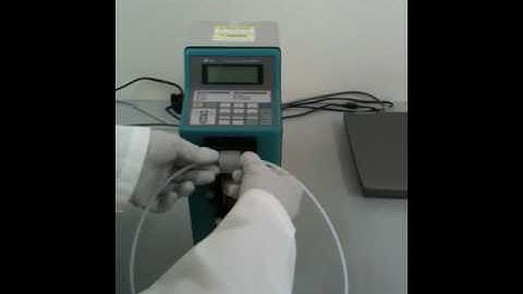 Liquid connections for RION particle counter