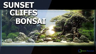 Sunset Cliffs Bonsai Aquascape | Concept by Nickz Aquascape | Client tank
