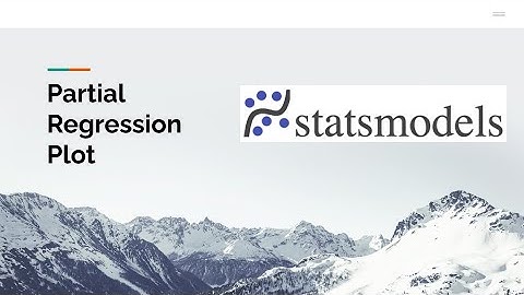Partial regression Plot using the Prestige Dataset