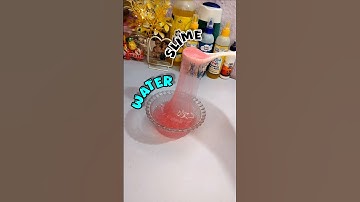 Fluffy 😍 Water Slime💦 In 5 rs | How to make slime| No Glue slime #trending #shorts #youtubeshorts