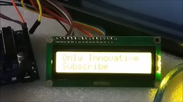 Arduino uno and LCD interfacing without potentiometer + Arduino code