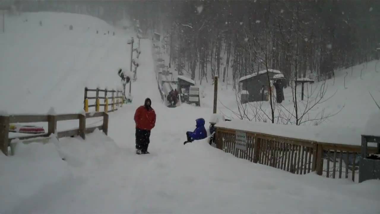 Snow Tubing in Massanutten, VA Dec 2009 YouTube