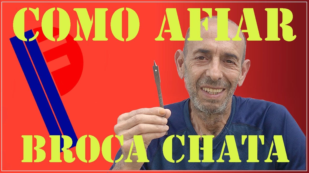 Como afiar broca chata