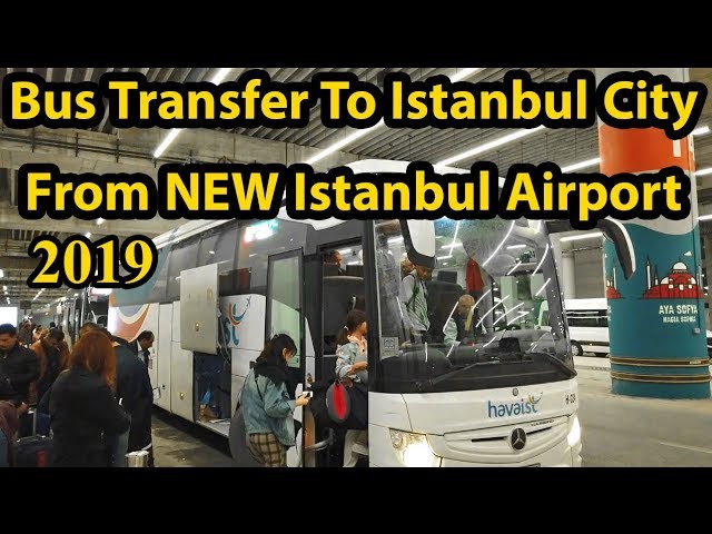 bus from new istanbul airport to taksim square youtube