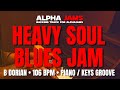 🎹 Heavy Soul Blues Jam for Piano / Keys – in B Dorian | 106 BPM #alphajams