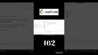 LeetCode   162 :- Find Peak Element