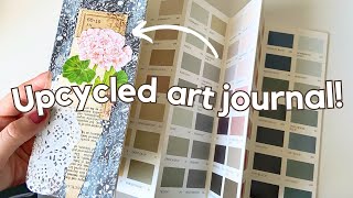 Making a junk journal from a paint sample booklet! ✨