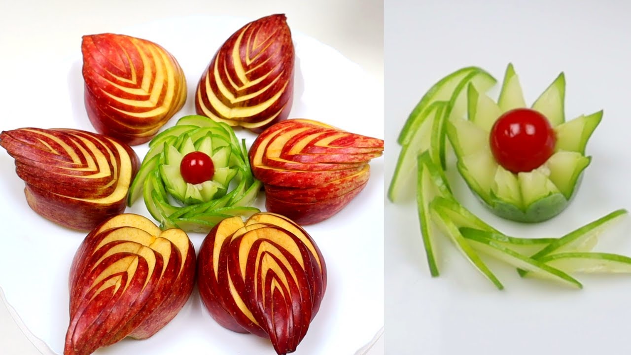 Fruit salad decoration ideas Fruit and vegetable carving Fruit