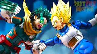 Dragon Ball VS My Hero Academia - SH FIguarts Vegeta & Deku Stop Motion Review