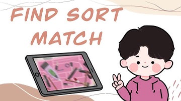 FIND SORT MATCH #1 This Calming ASMR Game Will Blow Your Mind!