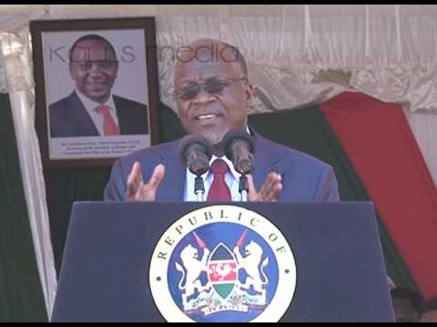 HAPA KAZI TU!!!! PRESIDENT JOHN POMBE MAGUFULI FULL SPEECH AT SOUTHERN BY PASS