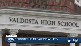 Active shooter hoax at Valdosta High School triggering anxiety among students and family