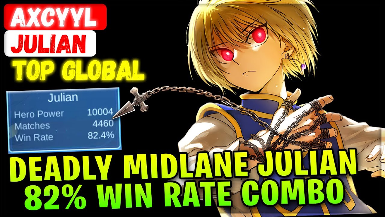 Deadly Midlane Julian, 82% Win Rate Combo [ Top Global Julian ] Axcyyl ...