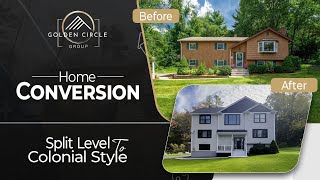 Split Level Home Renovation Before and After | Split Level Home Conversion to Colonial | Full video