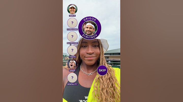 Coco Gauff builds her perfect player 🤩 #wimbledon #cocogauff #tennis