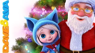 ðŸŽ„ Christmas Songs for Kids | Nursery Rhymes for Babies | Christmas Time with Dave and Ava â˜ƒï¸