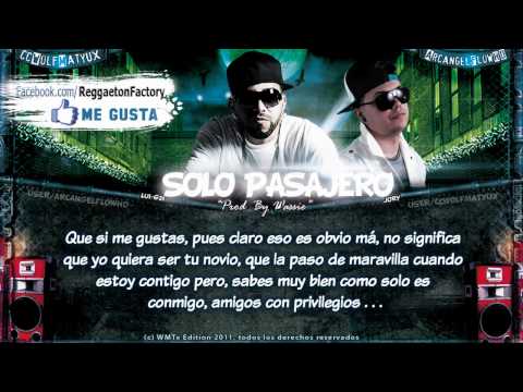 Lui-G 21 Plus Ft Jory - "Solo Pasajero" con Letra ★New Romantic Reggaeton 2011 / 2012★