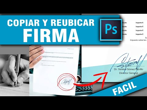 Video: Cómo Copiar Una Firma